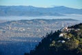 Aerial view of the city of Bogota Royalty Free Stock Photo