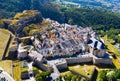 Aerial view on the city Briancon.