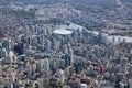 Aerial view of the City Buildings in Vancouver Downtown Royalty Free Stock Photo