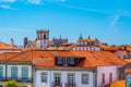 Aerial view of city center of Viana do Castelo, Portugal Royalty Free Stock Photo