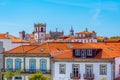 Aerial view of city center of Viana do Castelo, Portugal Royalty Free Stock Photo