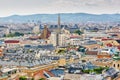 Aerial view of city center in Vienna Royalty Free Stock Photo