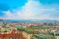 Aerial view of city center Vienna Royalty Free Stock Photo