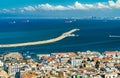 Aerial view of the city centre of Algiers in Algeria Royalty Free Stock Photo