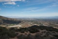 Aerial View of the City of Claremont, Ontario, Upland, Rancho Cucamonga, Montclair, and Pomona from Potato Mountain, Mount Baldy