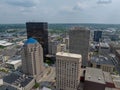 Aerial View Of The City Of Dayton, Ohio On A Clear Summers Day Royalty Free Stock Photo