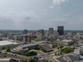 Aerial View Of The City Of Dayton, Ohio On A Clear Summers Day Royalty Free Stock Photo