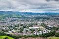 An aerial view of the city of Edinburgh, Scotland, UK Royalty Free Stock Photo