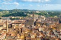 Aerial view of the city of Florence including the Palazzo Vecchio Royalty Free Stock Photo