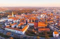 Aerial view on the city Kalisz.