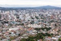 Aerial view of the city of Lages in Santa Catarina, Brazil