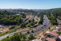 Aerial view of the city in Lisbon Capital City of Portugal