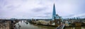 Aerial view of the City of London, the historic centre and the primary central business district