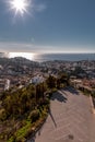 Aerial view of the city of Marseille on a sunny winter day Royalty Free Stock Photo