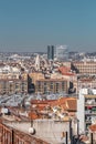 Aerial view of the city of Marseille on a sunny winter day Royalty Free Stock Photo