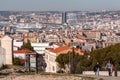 Aerial view of the city of Marseille on a sunny winter day Royalty Free Stock Photo