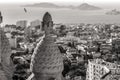 Aerial view of the city of Marseille on a sunny winter day Royalty Free Stock Photo