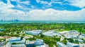 Aerial view city Miami Beach, South Beach, Florida, USA. Royalty Free Stock Photo