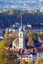 Aerial view of city with Nydegg, Bern, Switzerland Royalty Free Stock Photo