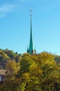 Aerial view of city with Nydegg, Bern, Switzerland Royalty Free Stock Photo