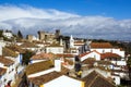 Aerial view of the city Obidos, Portugal