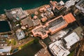 Aerial view of the city of Port-Louis, Mauritius, Africa Royalty Free Stock Photo