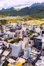 Aerial view of the city of Port-Louis, Mauritius, Africa Royalty Free Stock Photo