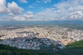 Aerial view of the city of Salta in Argentina from San Bernardo Hill in Salta Argentina Royalty Free Stock Photo