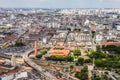 Aerial view of the city of Sao Paulo, Brazil, South America Royalty Free Stock Photo