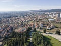 Aerial view of city of Stara Zagora