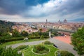 Florence. Aerial view of the city.