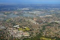 Aerial view of the city of Sydney