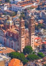 Aerial view of the city of taxco, in Guerrero, mexico III Royalty Free Stock Photo