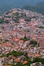 Aerial view of the city of taxco, in Guerrero XIX Royalty Free Stock Photo