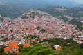 Aerial view of the city of taxco, in Guerrero XVI Royalty Free Stock Photo