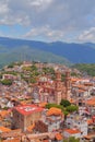 Aerial view of the city of taxco, in Guerrero XXX Royalty Free Stock Photo