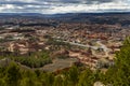 Aerial view of the city of Teruel Royalty Free Stock Photo