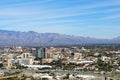 Aerial view of the city of Tucson, Arizona Royalty Free Stock Photo