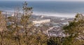 Aerial view of the city Viana do Castelo in northern Portugal Royalty Free Stock Photo