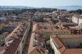 Aerial view of city Zadar, Croatia