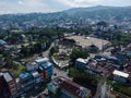 Aerial View Cityscape of Ambon City, Royalty Free Stock Photo