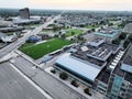 Aerial view of the cityscape of Detroit, Michigan, USA Royalty Free Stock Photo