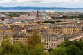 Aerial view of the cityscape of Edinburgh Royalty Free Stock Photo