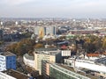 Aerial view of the cityscape of Hamburg in Germany Royalty Free Stock Photo