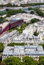 Paris rooftops on a clear summer day.