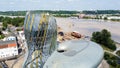 Aerial view of the CitÃ© du Vin in Bordeaux Royalty Free Stock Photo