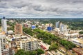 Aerial View of Ciudad del Este, Paraguay Royalty Free Stock Photo