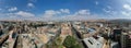 Aerial view of the Civic Walk of Tacna. 360 view