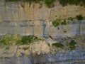Aerial view of the cliffs at Shanklin Isle of Wight, Great Britain Royalty Free Stock Photo