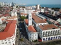 Aerial view clock tower Wisma KASTAM.